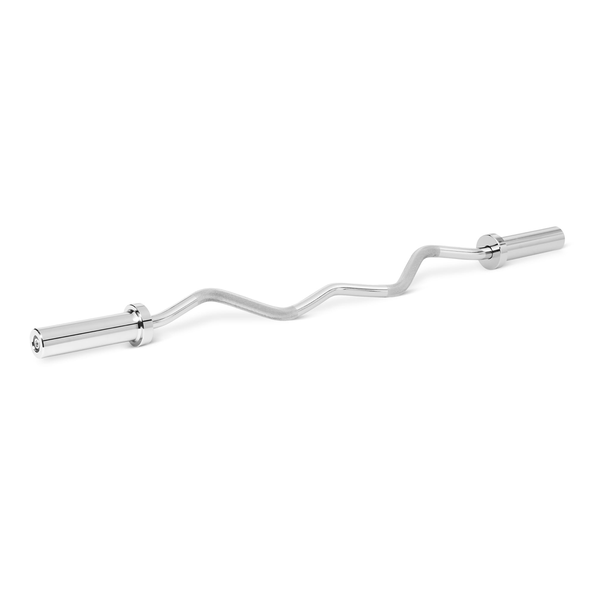 Amazon Basics Olympic 2-Inch Curl Barbell Bar, 47", Chrome