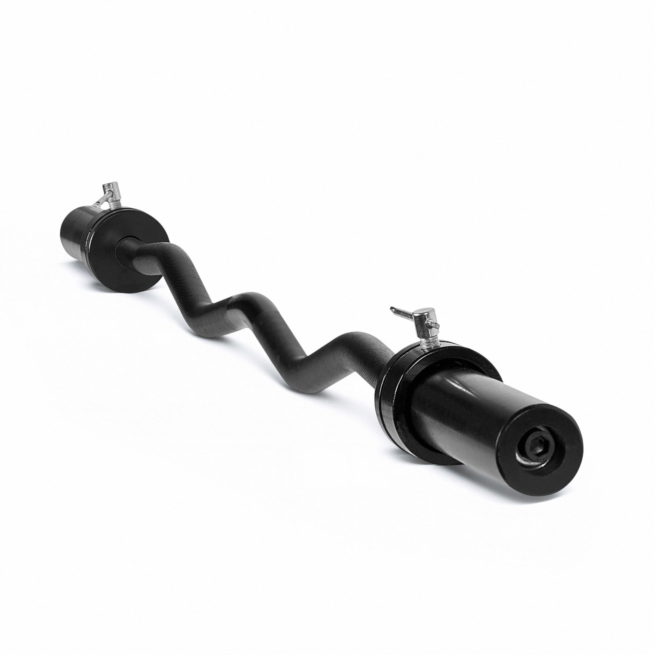 CAP Barbell 47-Inch Olympic EZ Curl Bar for 2-Inch Weight Plates | Multiple Options