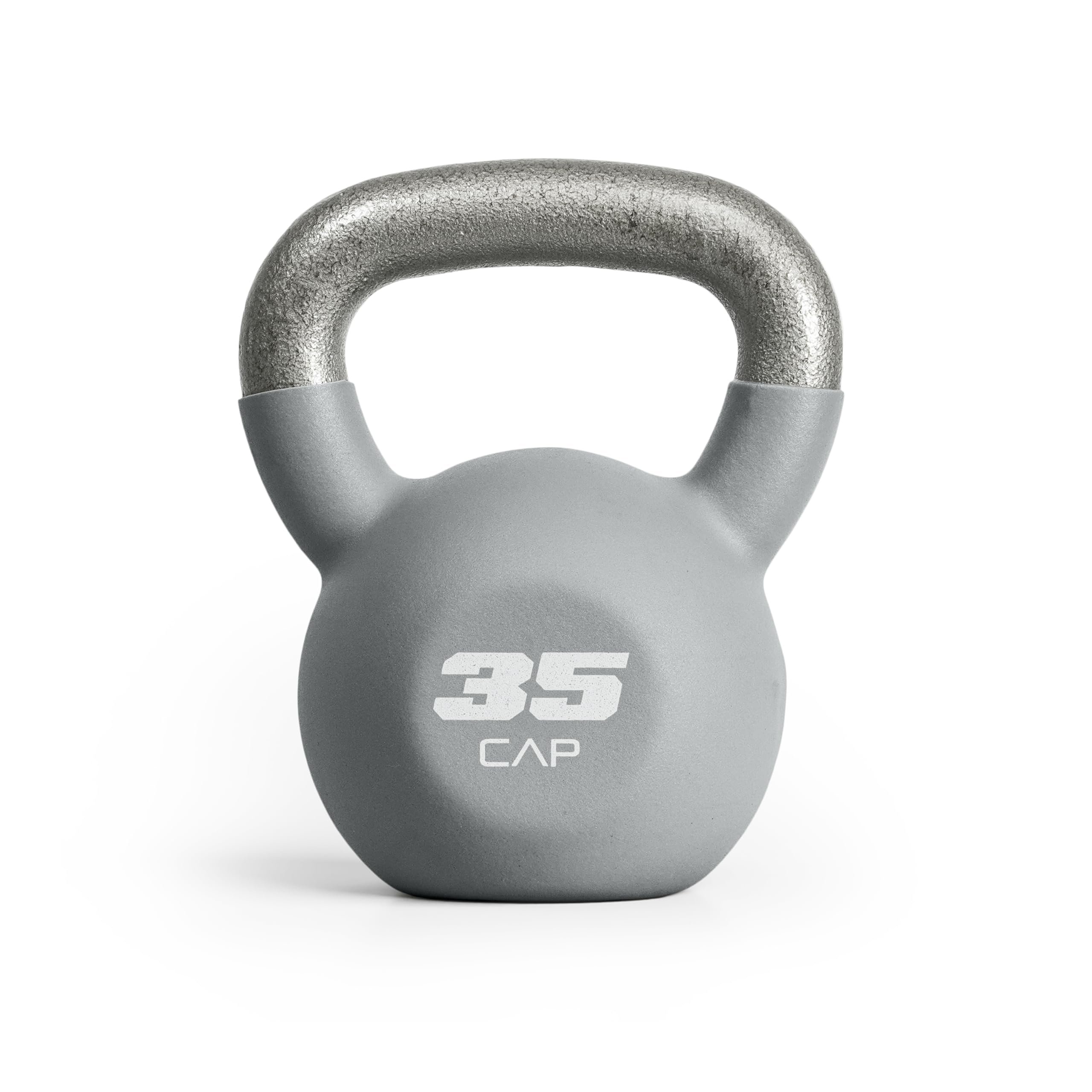 CAP Barbell Cast Iron Kettlebell - Coated Options, Singles and Sets, Multiple Weight Choices