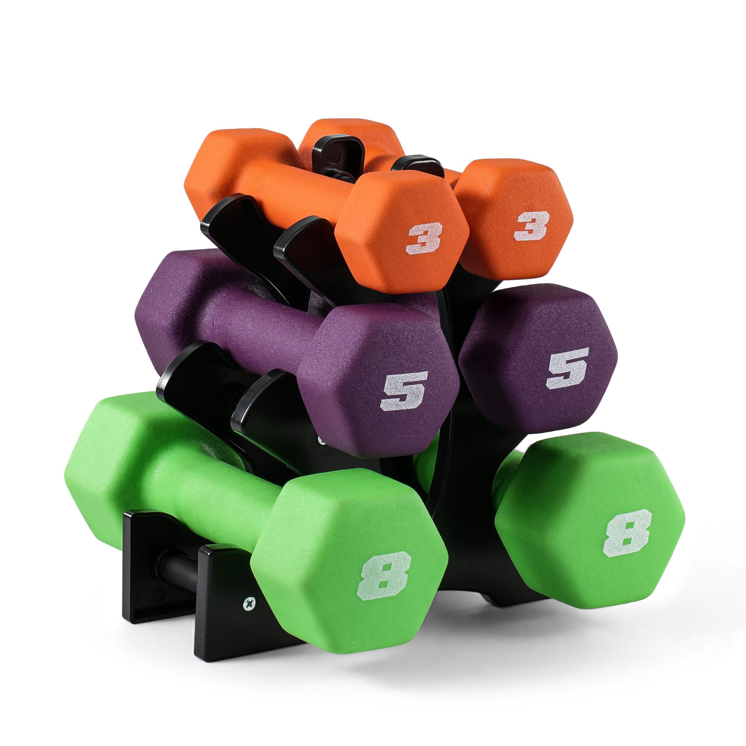 CAP Barbell Neoprene Dumbbell Weights Pairs & Sets | Multiple Colors