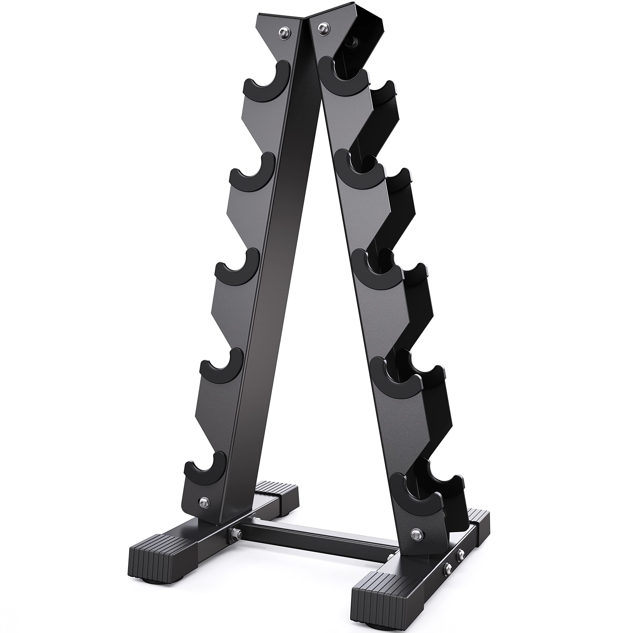 Dumbbell Rack Stand Only, Weight Rack for Dumbbells Compact A-Frame Home Gym Space Saver, 480 LBS Weight Capacity