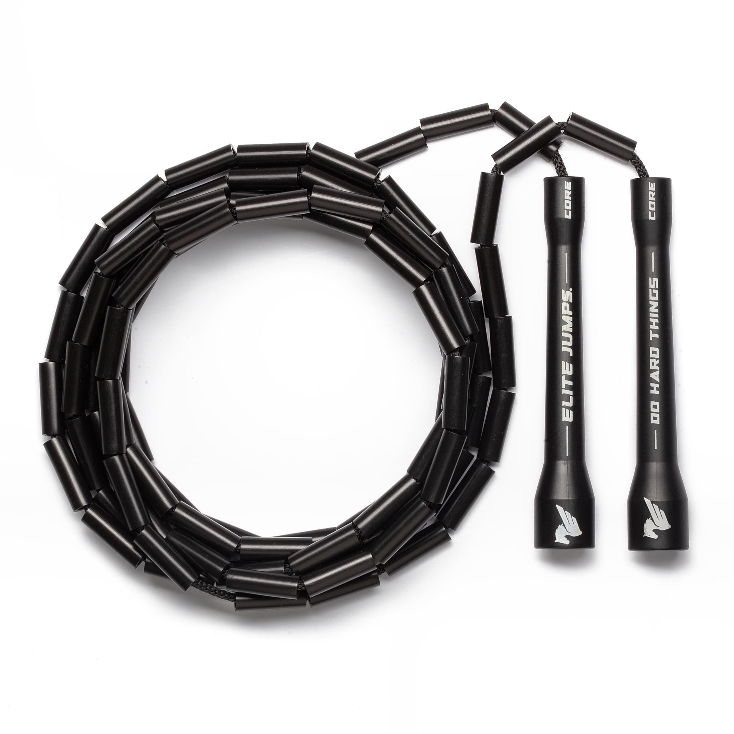 Elite Jumps - Do Hard Things 1” Beaded Jump Ropes | Crossover Jump Rope for Your Exercise Equipment | Segmented Jump Rope