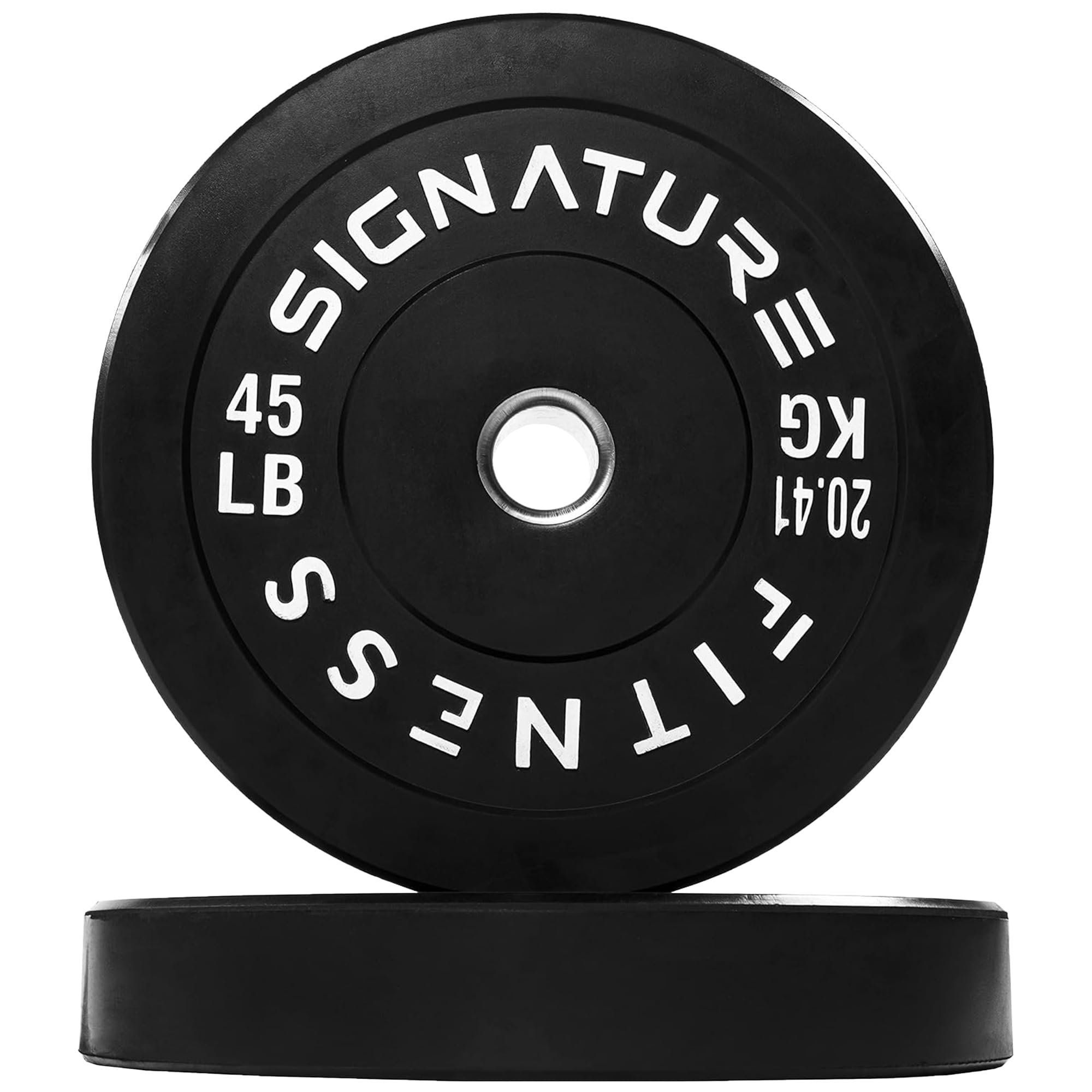 Fitvids Olympic Bumper Plates Set, 2" Weight Plates for Strength Training & Weightlifting, Paris or Set or Set with Barbell, Multiple Options