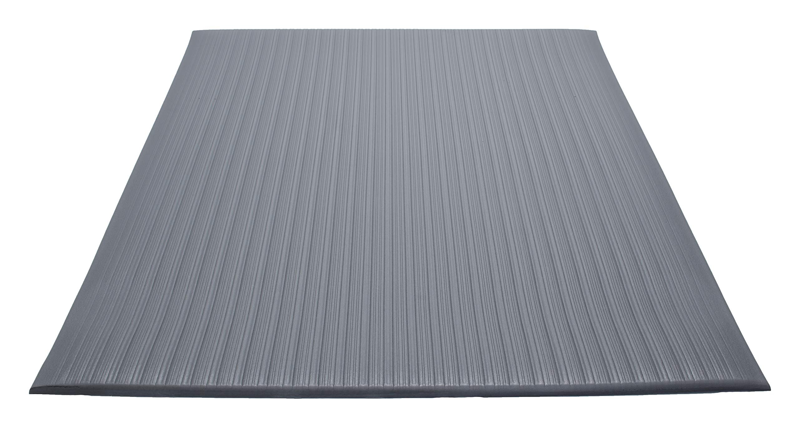 Guardian Air Step Anti-Fatigue Floor Mat, Vinyl, 3'x60', Gray, Reduces fatigue and discomfort, Can be easily cut to fit any space