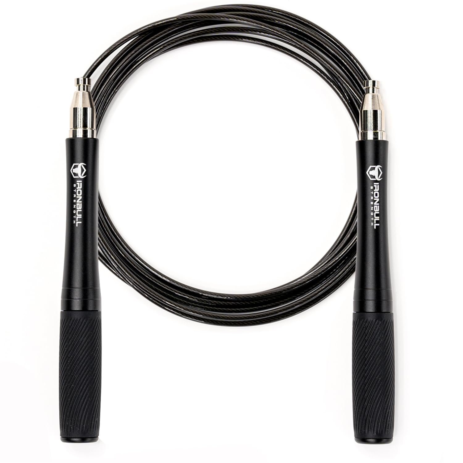 Jump Rope for Men & Women - Ultra-Fast, High Speed Jump Rope - Self-Locking Screw-Free Design with Aluminum Handles and Silicone Textured Grips - Precision Engineered for Maximum Performance - Skipping Rope for Workout Fitness, Cross Training & Home Exercises