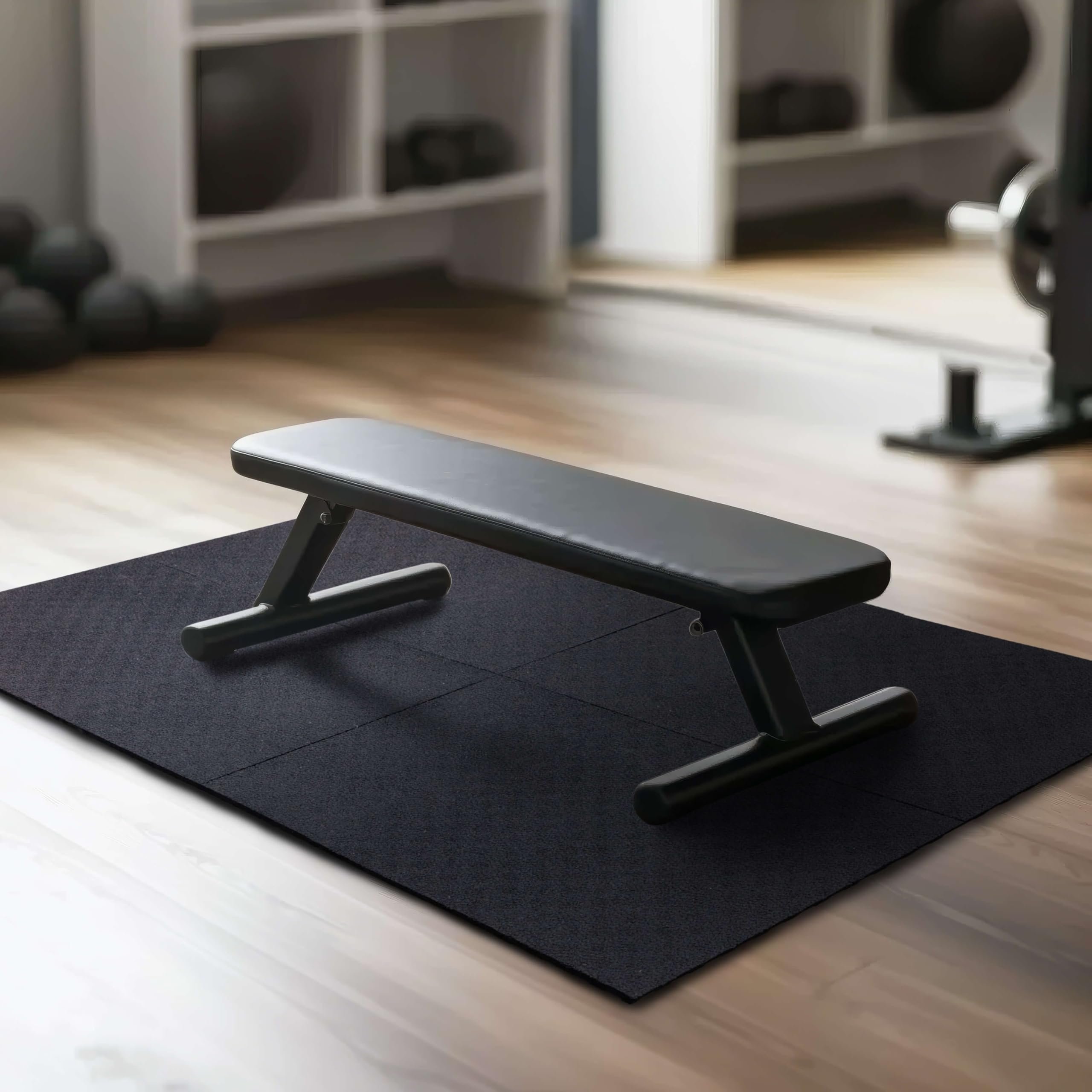 Mohawk Home Heavy Duty Rubber Stall Mat - Gym Floor- Under Dog Crate - All Purpose Utility 2'x3' - 1/2" Thick
