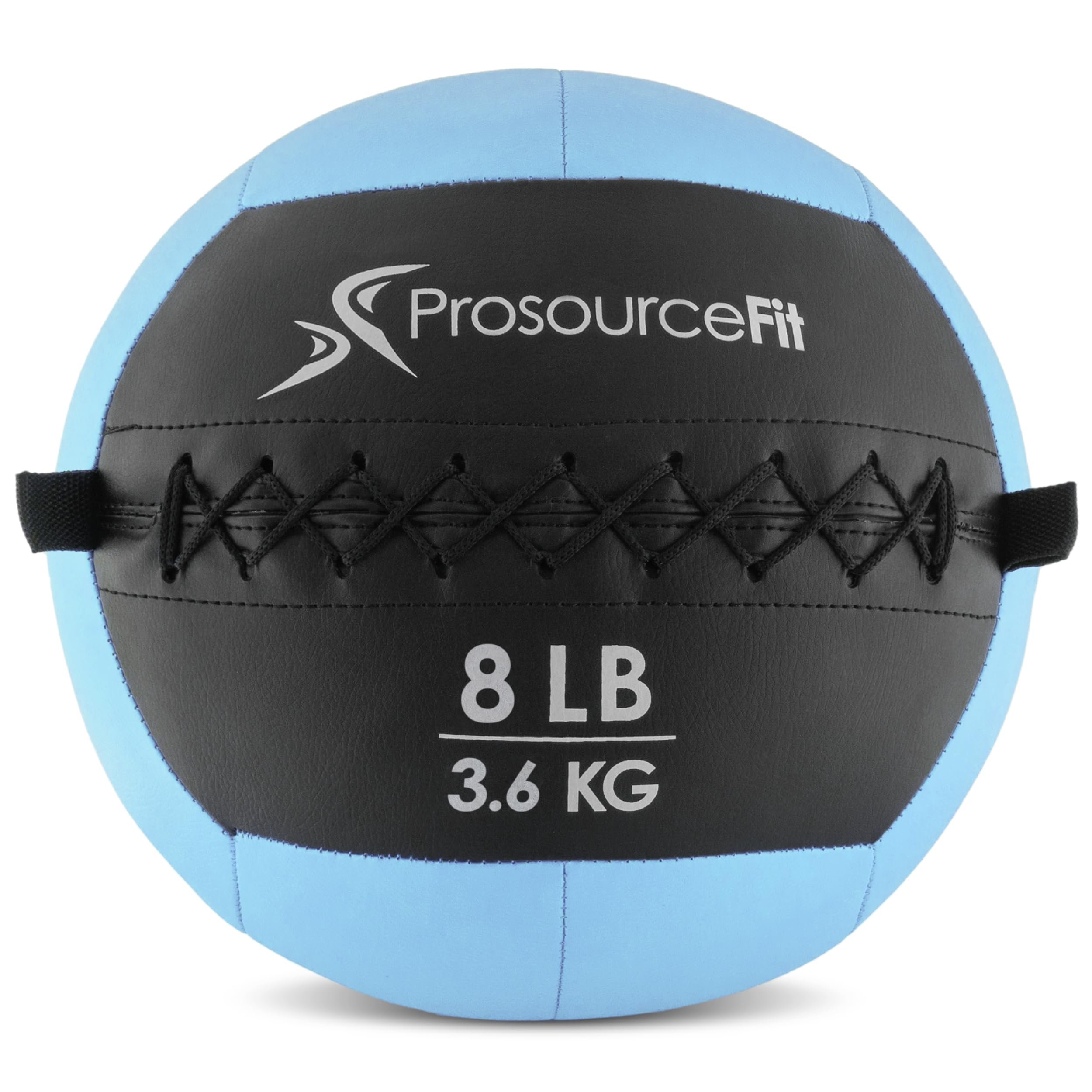 ProSource Soft Medicine Balls for CrossFit Wall Ball and Full Body Dynamic Exercises, Color-Coded Weights: 6, 8, 10, 14, 20, 25 lb.