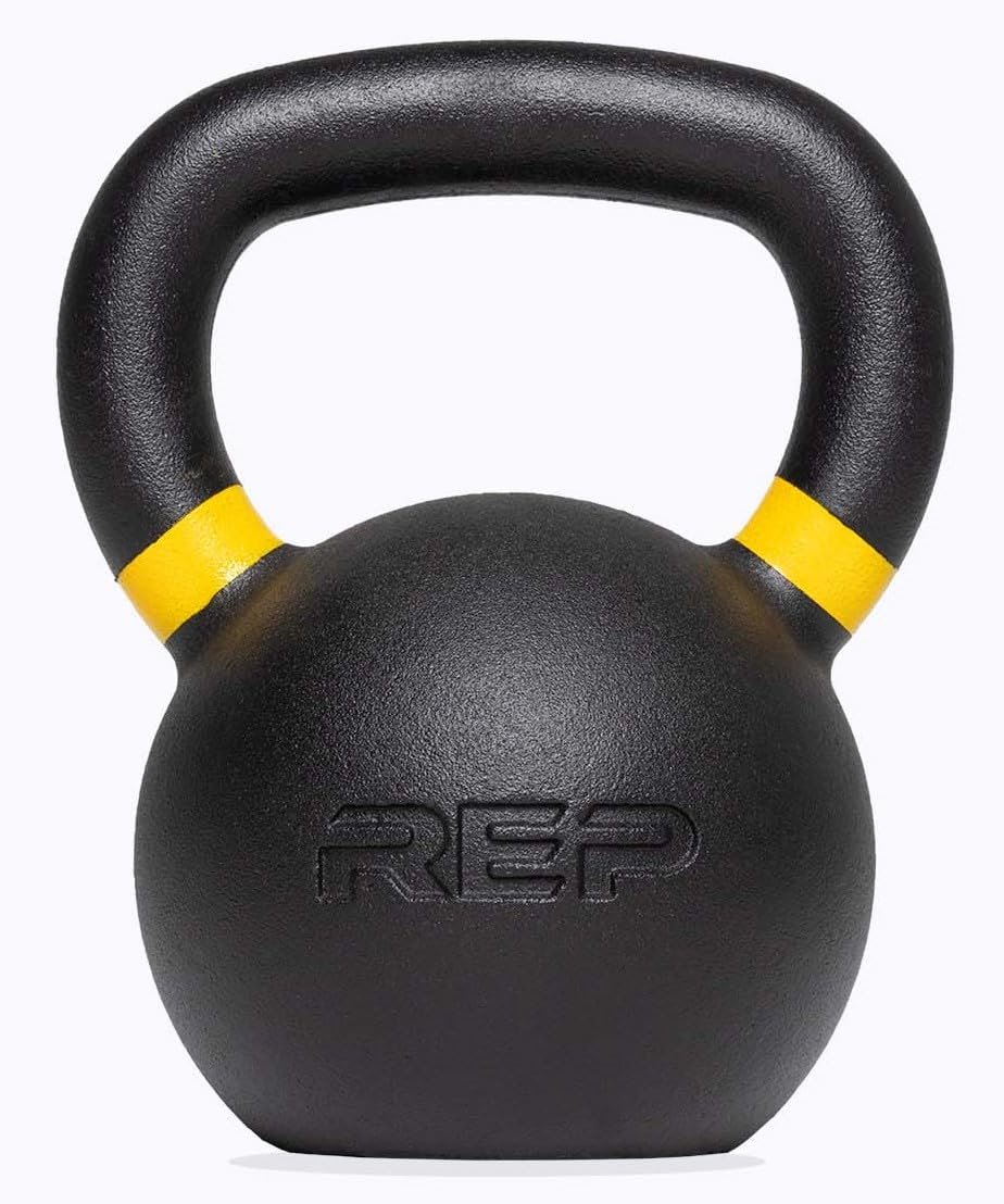 REP Fitness Kettlebell Set and Singles, 4kg to 24kg, 9lb to 53lb Weight Range, Cast Iron, Strength Exercise Training, Home Gym, Power Workout Equipment, Free Weights, Dumbbell Alternative