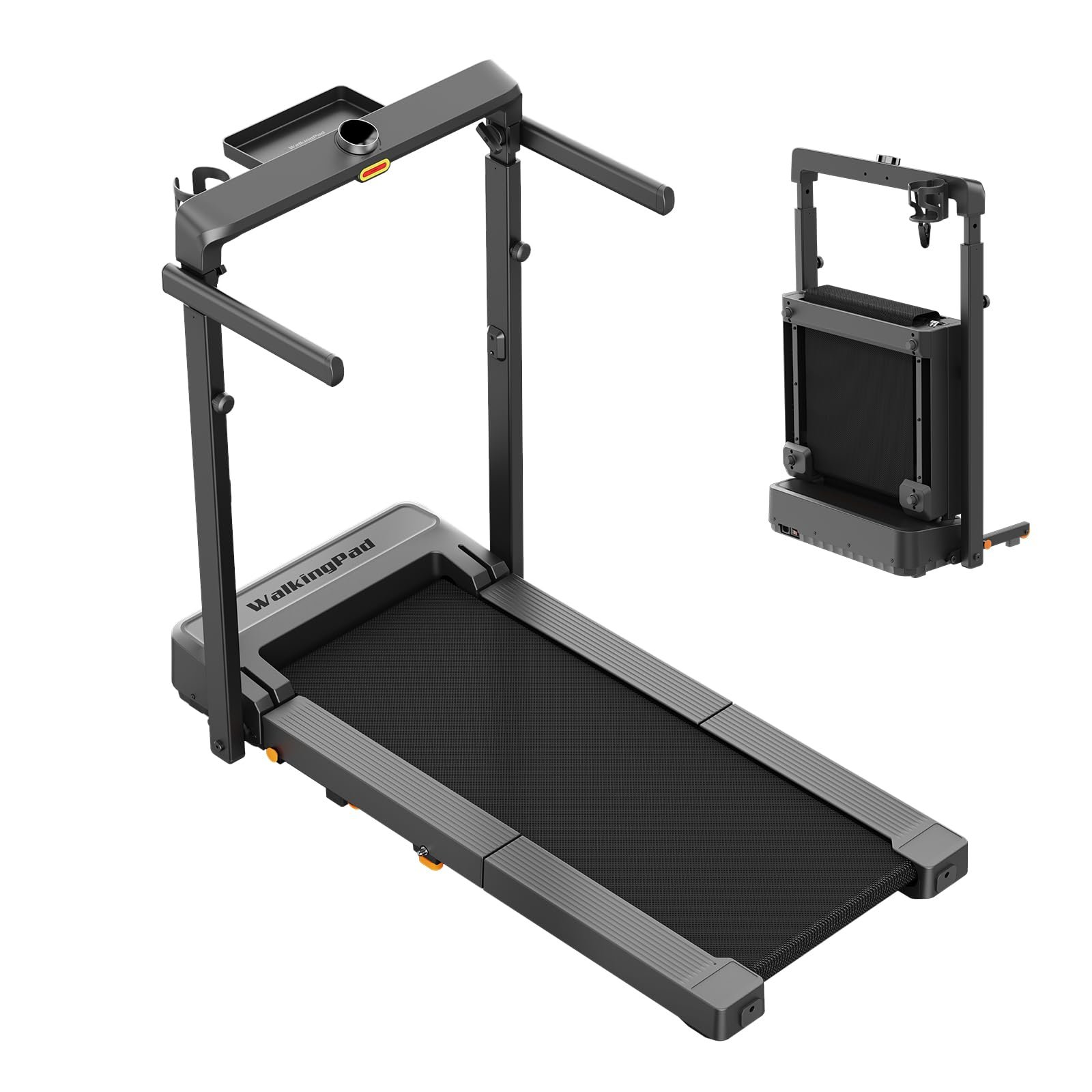WALKINGPAD Folding Treadmills for Home, Smart Vertical Fold, LED Display with Adjustable Height Handles