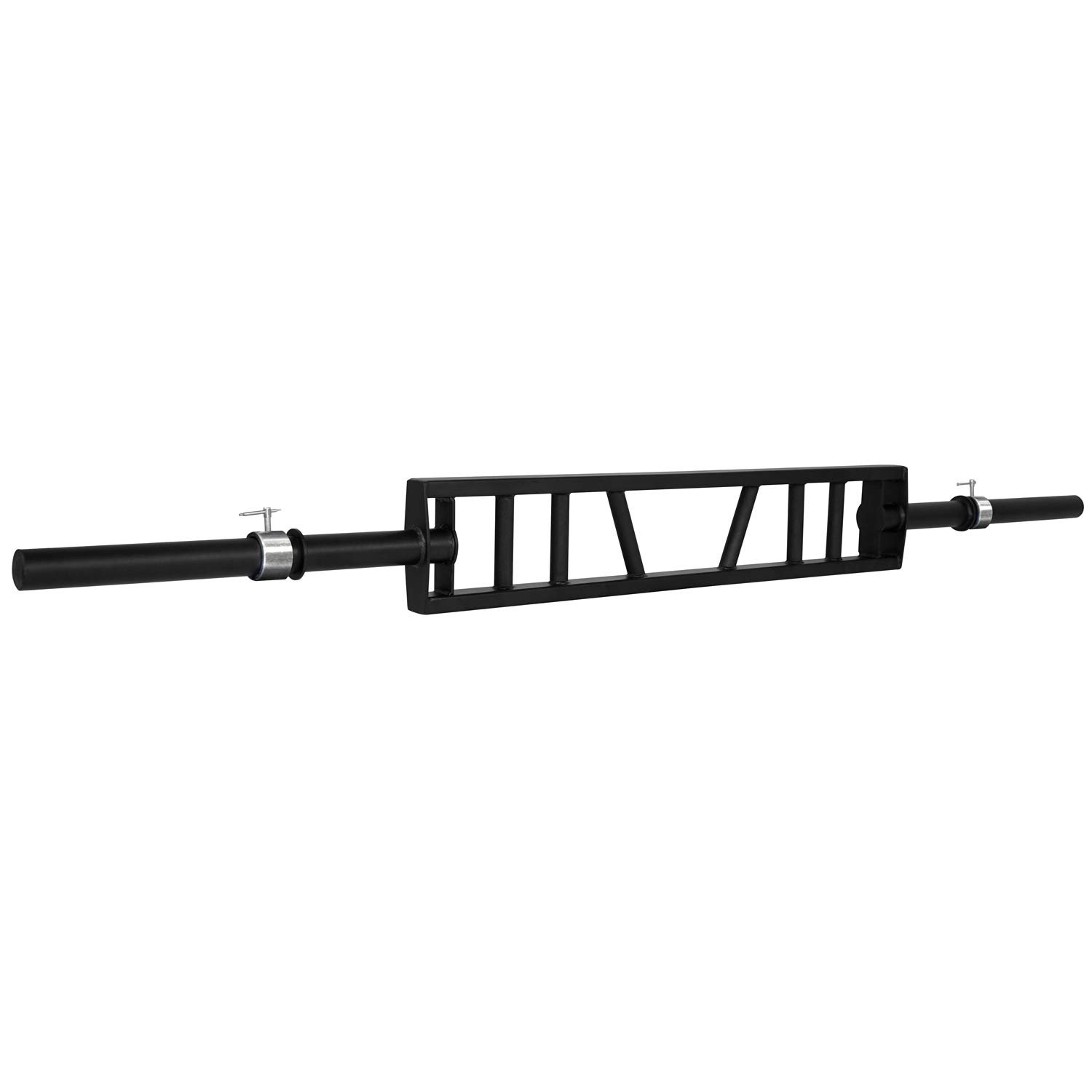 Yes4All Multi Grip Barbell & Cable Attachment - Swiss Bar, American Bar for Greater Range of Motion, with 2 Collars, Fits Olympic Weight Plates - Home Gym & Support Pressing, Lifting & Curls