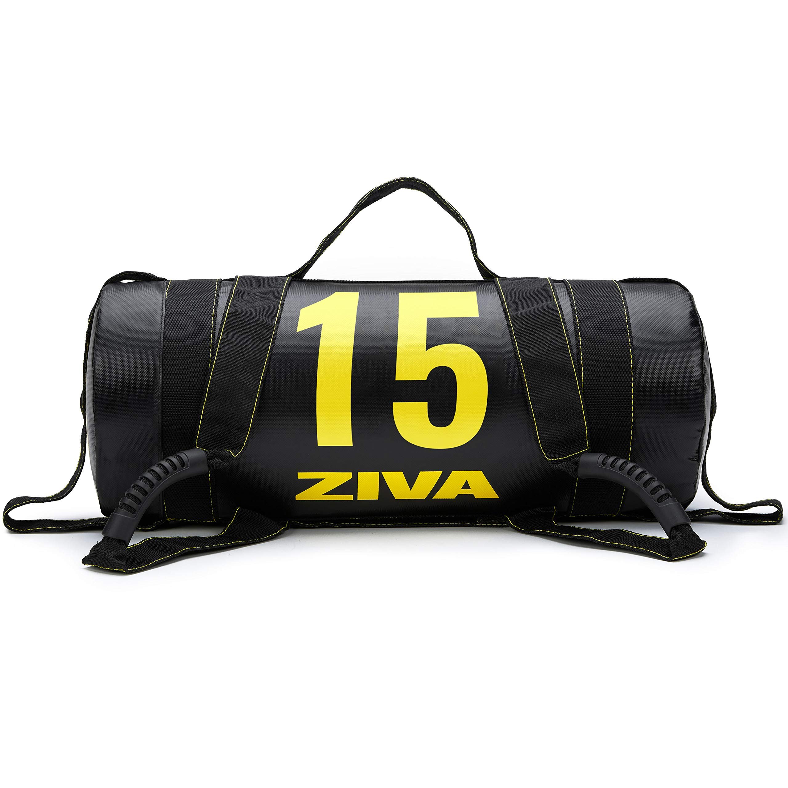 ZIVA Power Sandbag – Pre-Weighted Training Bag with Multiple Handles for Full-Body Strength & Conditioning – Heavy-Duty, No-Fill Needed (10–50 lb)